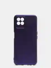 Пурпурный чехол с защитой камеры и бархатом внутри Realme 8i