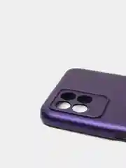 Пурпурный чехол с защитой камеры и бархатом внутри Realme 8i