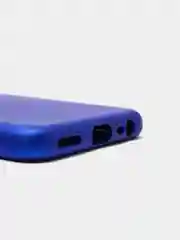 Синий чехол с защитой камеры и бархатом внутри для REALME 8 / REALME 8 Pro
