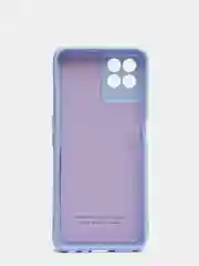 Сиреневый чехол с защитой камеры и бархатом внутри Realme 8i