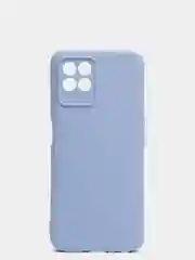 Сиреневый чехол с защитой камеры и бархатом внутри Realme 8i