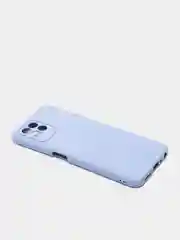 Сиреневый чехол с защитой камеры и бархатом внутри Realme 8i