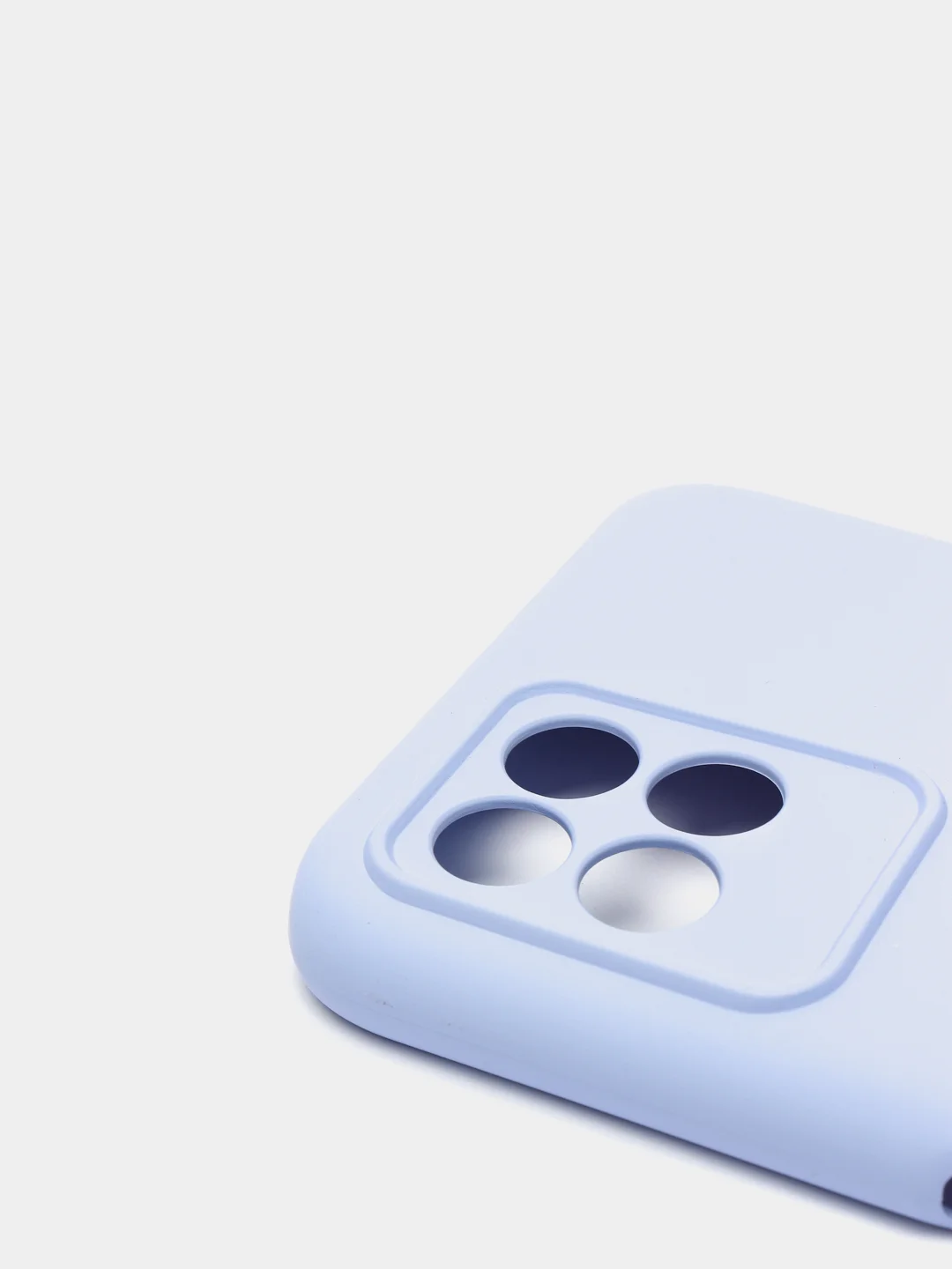 Сиреневый чехол с защитой камеры и бархатом внутри Realme 8i