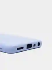 Сиреневый чехол с защитой камеры и бархатом внутри Realme 8i