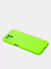Лесной зеленый чехол с защитой камеры и бархатом внутри Realme 8i