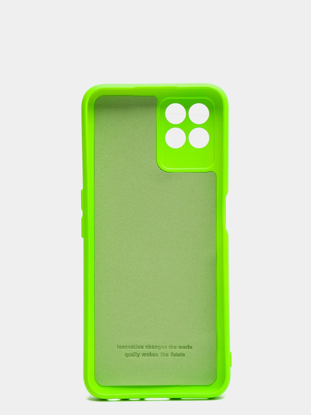Лесной зеленый чехол с защитой камеры и бархатом внутри Realme 8i