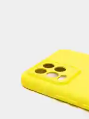 Желтый чехол с защитой камеры и бархатом внутри для REALME 8 / REALME 8 Pro