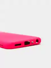 Фуксия чехол с защитой камеры и бархатом внутри Realme 8i