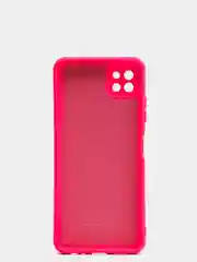 Фуксия чехол Samsung A22s 5G с защитой камеры и бархатом внутри