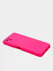 Фуксия чехол Samsung A22s 5G с защитой камеры и бархатом внутри