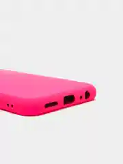Фуксия чехол Samsung A22s 5G с защитой камеры и бархатом внутри