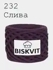 Пряжа Трикотажная Biskvit 7 оттенков 100% Хлопок 330г 100м Бисквит
