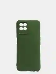 Оливковый чехол с защитой камеры и бархатом внутри Realme 8i