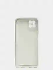 Белый чехол с защитой камеры и бархатом внутри Realme 8i