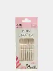 Иглы швейные, самовдеваемые, 6 штук