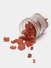 Декоративная присыпка (топпинг) Luxart Deco Glass стекло красно-коричневое3-9 мм)   25 мл