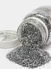 Декоративные Блестки Luxart Glitter 80 мл Серебро крупное