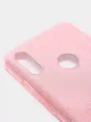 Розовый чехол блестящий Huawei Honor 8A, Y6 2019