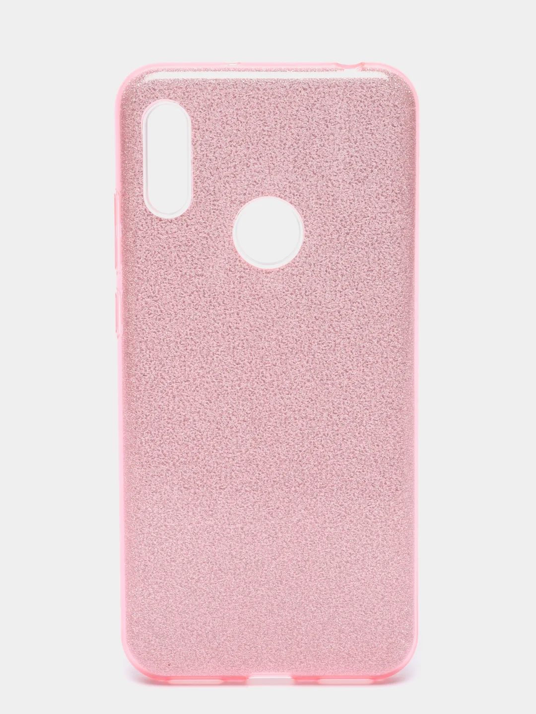 Розовый чехол блестящий Huawei Honor 8A, Y6 2019