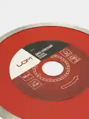 S Диск алмазный отрезной LOM, сплошной, мокрый рез, 150 х 22 мм