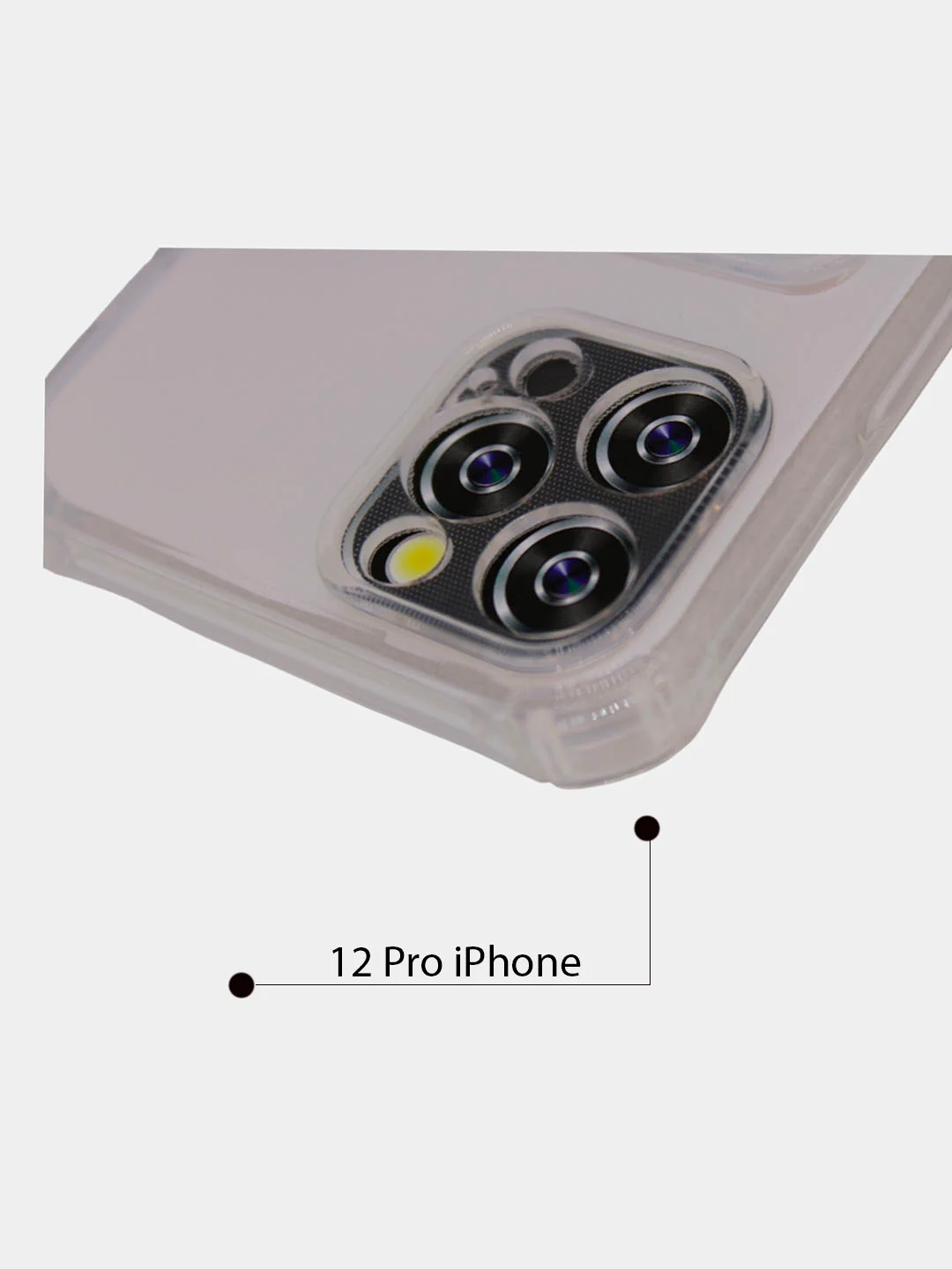 Прозрачный чехол силиконовый с карманом на iPhone 7/8 Plus, 11, 12, 13, Pro, Pro Max