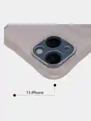 Прозрачный чехол силиконовый с карманом на iPhone 7/8 Plus, 11, 12, 13, Pro, Pro Max