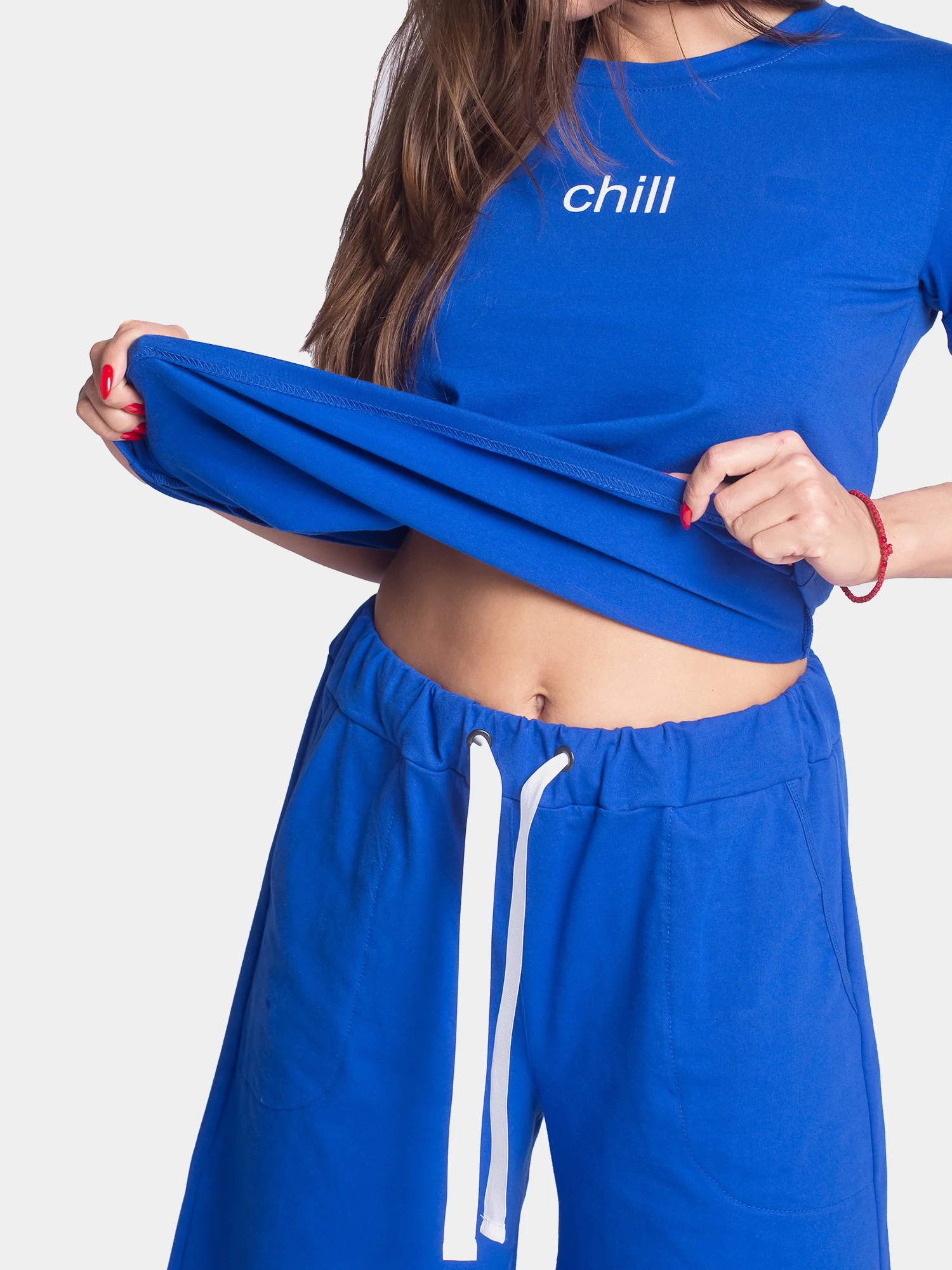 Костюм женский Chill КЛК1389П5 васильковый, KLERY