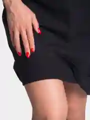 Платье женское котик КП1480П1 чёрный, KLERY