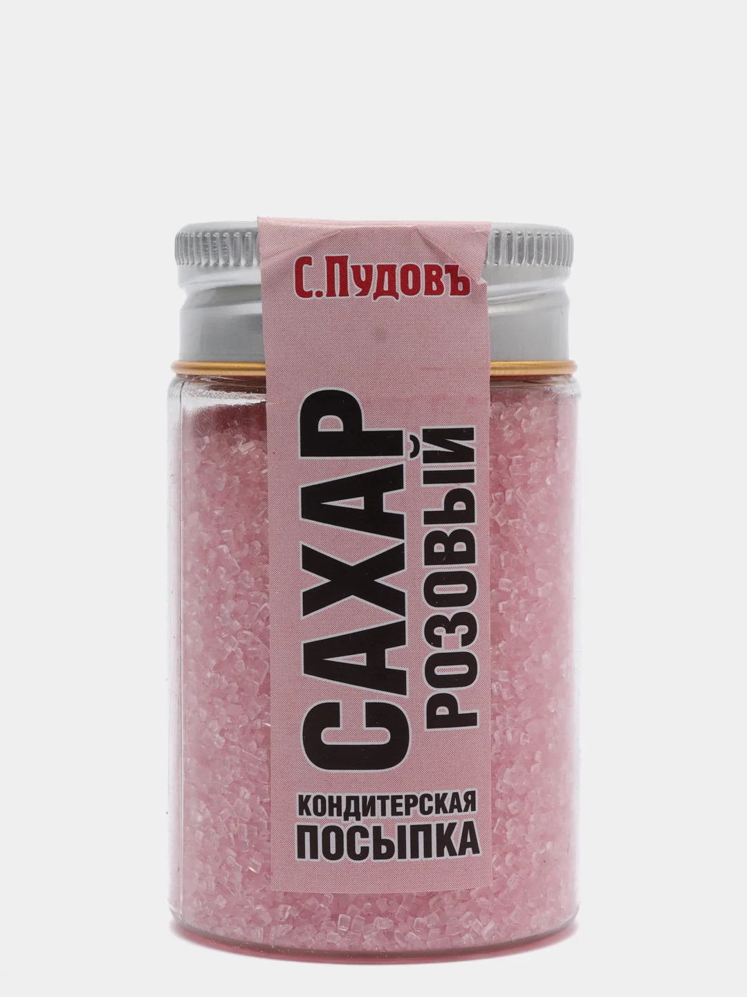 Посыпка Сахар розовый С.Пудовъ, 65 г