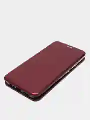 Бордовый чехол-книжка для REALME C25S / REALME C25 / NARZO 50A