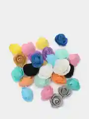 Роза из фоамирана, бутон 35 мм, микс