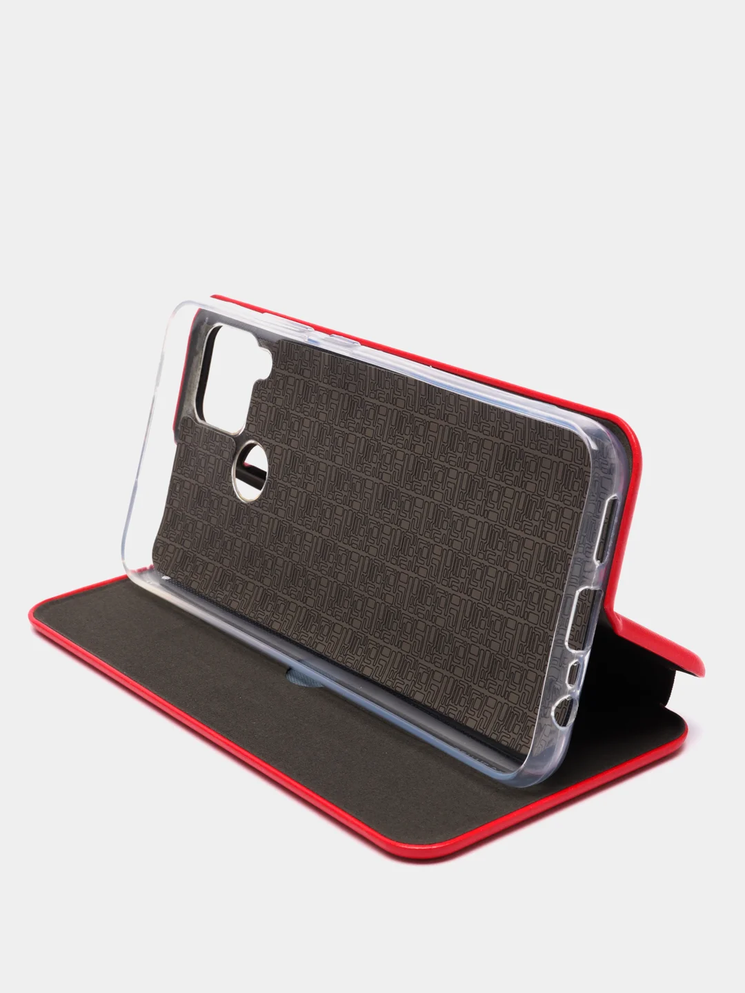 Красный чехол-книжка для REALME C25S / REALME C25 / NARZO 50A