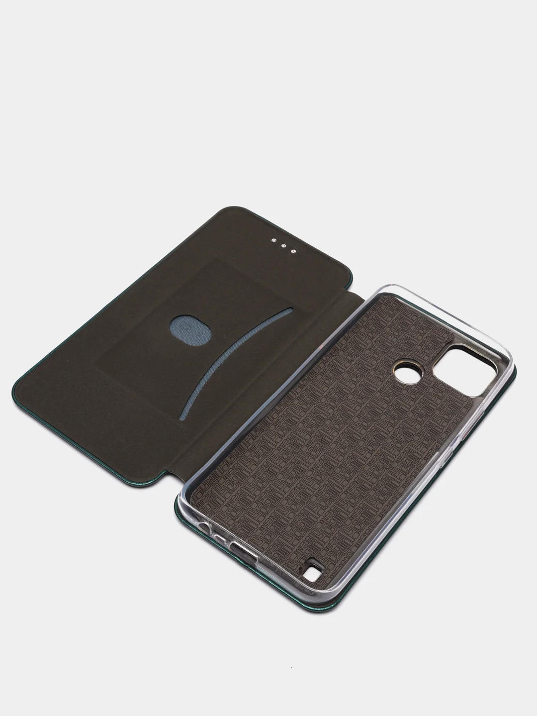 Зеленый чехол книжка REALME C21Y