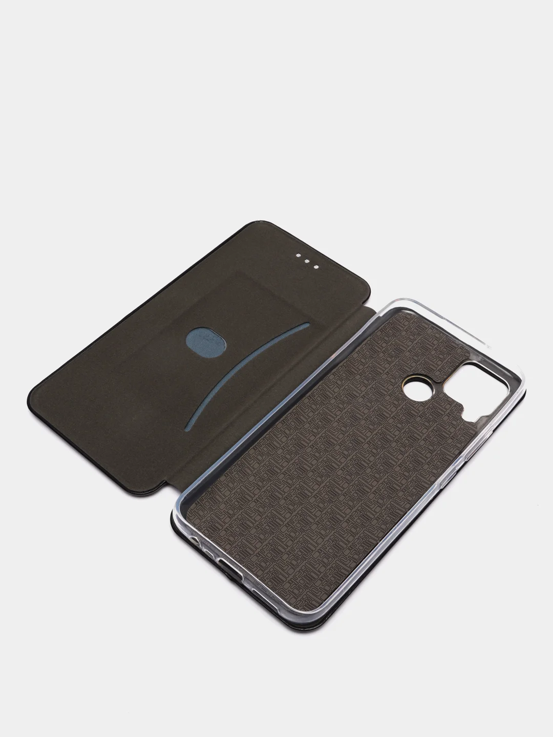 Черный чехол-книжка для REALME C25S / REALME C25 / NARZO 50A
