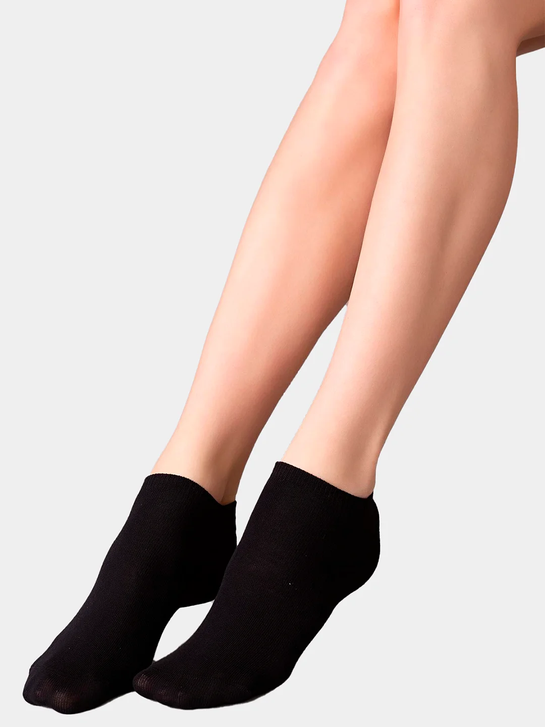 Черный укороченные женские носки Minimi, Mini fresh 4102