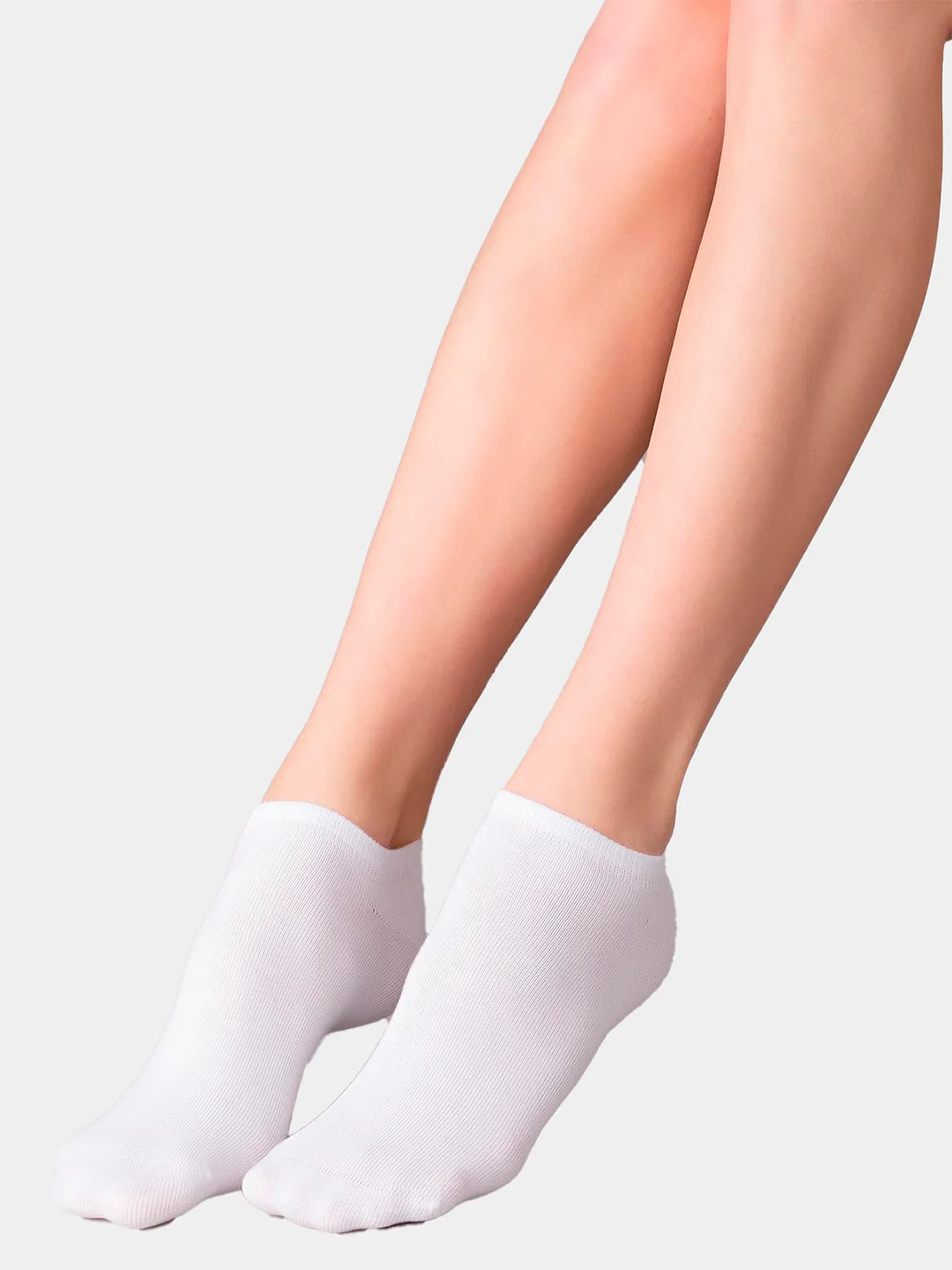 Белый укороченные женские носки Minimi, Mini fresh 4102