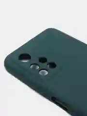 Тёмно-зелёный чехол для Xiaomi Poco M4 Pro 5G, Redmi NOTE 11S 5G с защитой камеры