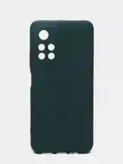 Тёмно-зелёный чехол для Xiaomi Poco M4 Pro 5G, Redmi NOTE 11S 5G с защитой камеры