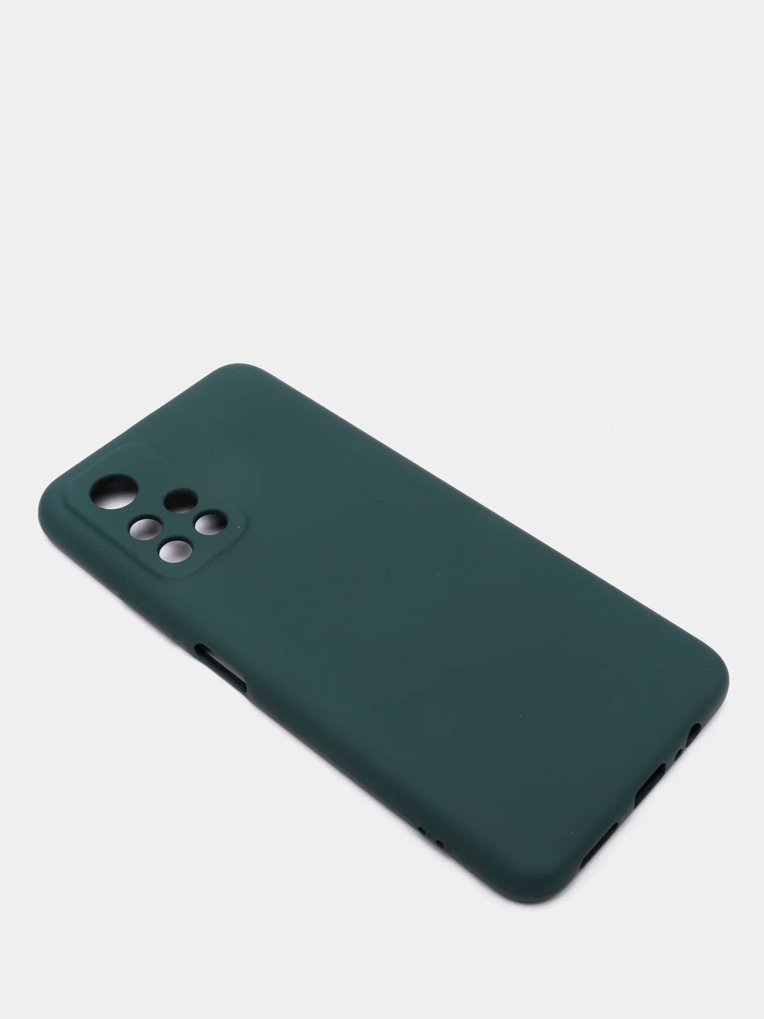 Тёмно-зелёный чехол для Xiaomi Poco M4 Pro 5G, Redmi NOTE 11S 5G с защитой камеры