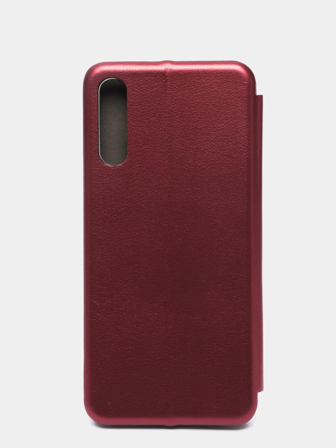 Бордовый чехол книжка Samsung A70
