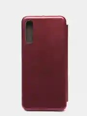 Бордовый чехол книжка Samsung A70