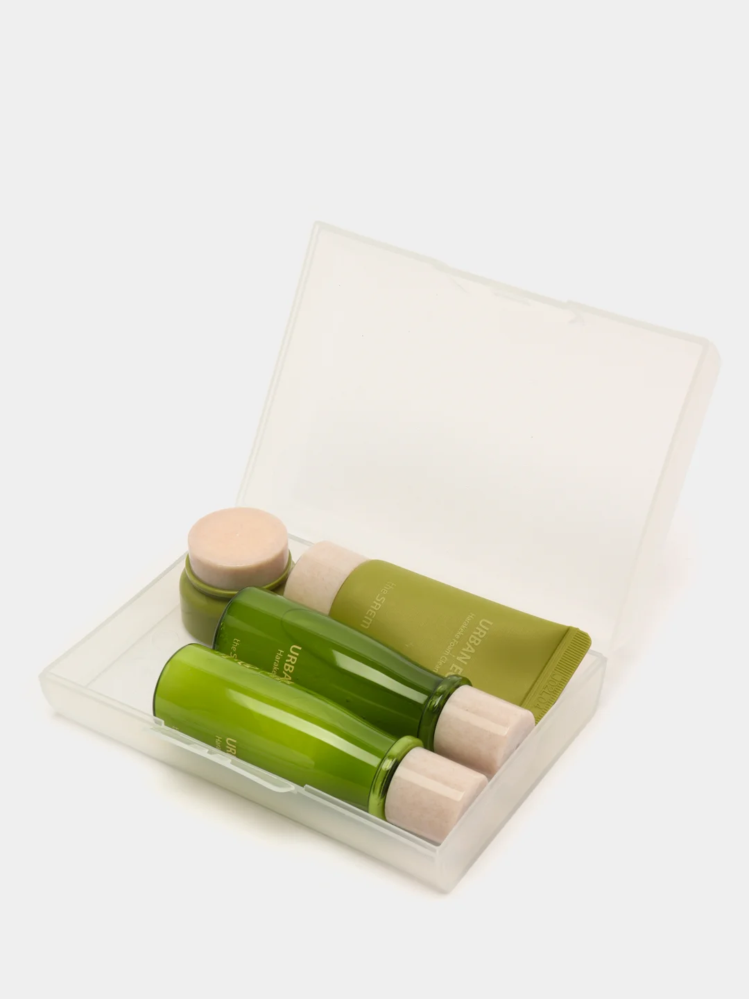 Набор уходовый за лицом VEGAN The Saem Urban Eco Harakeke Travel Kit, 31мл/31мл/25мл/8мл