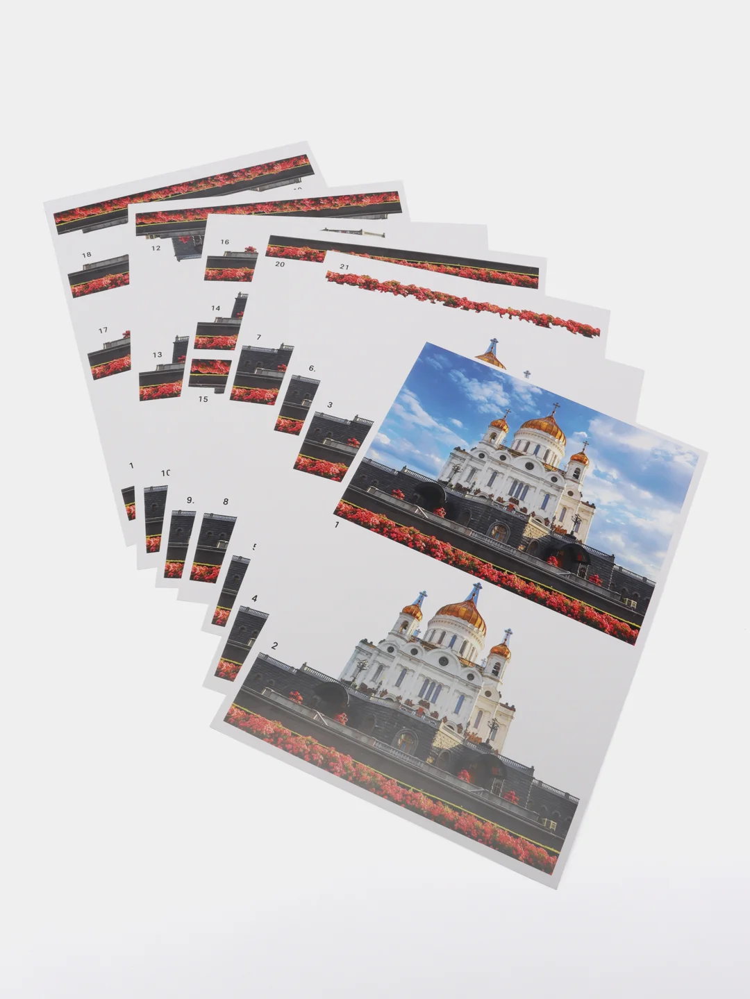 Набор для творчества в технике папертоль. Храм Христа Спасителя. Paperlove