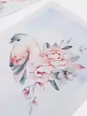 Набор для изготовления 3D картины в технике папертоль "Птичка счастья". Paperlove