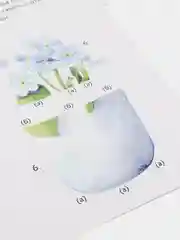 Набор для изготовления 3D картины в технике папертоль "Незабудки в чашке". Paperlove