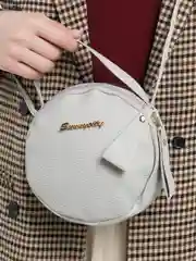 Серебряный женская сумка через плечо, сумка клатч