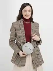 Серебряный женская сумка через плечо, сумка клатч