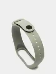 Серый ремешок для фитнес-браслета Xiaomi Mi Band 3, 4, силиконовый
