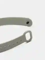 Серый ремешок для фитнес-браслета Xiaomi Mi Band 3, 4, силиконовый