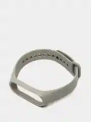 Серый ремешок для фитнес-браслета Xiaomi Mi Band 3, 4, силиконовый